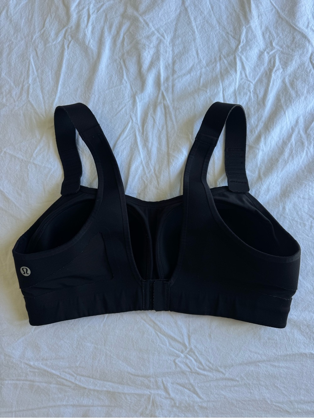 lululemon athletica Black Adjustable-Strap Support Sports Bra